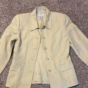 Talbots Light Green Women's Blazer Jacket